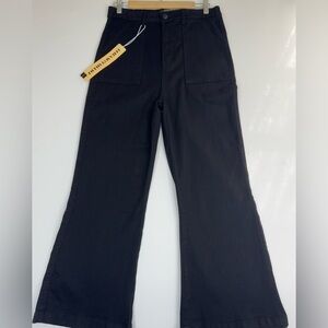 NWT Monkey Ride High Rise Trouser Flare Stretch Jeans Size 11/30